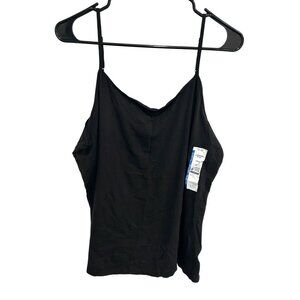 Time And Tru NWT Womens Black Adjustable Strap Camisole Sz XXL